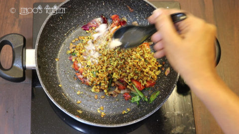 Sprouted horse gram stir fry | sprouted kollu sundal Jinoo's Kitchen