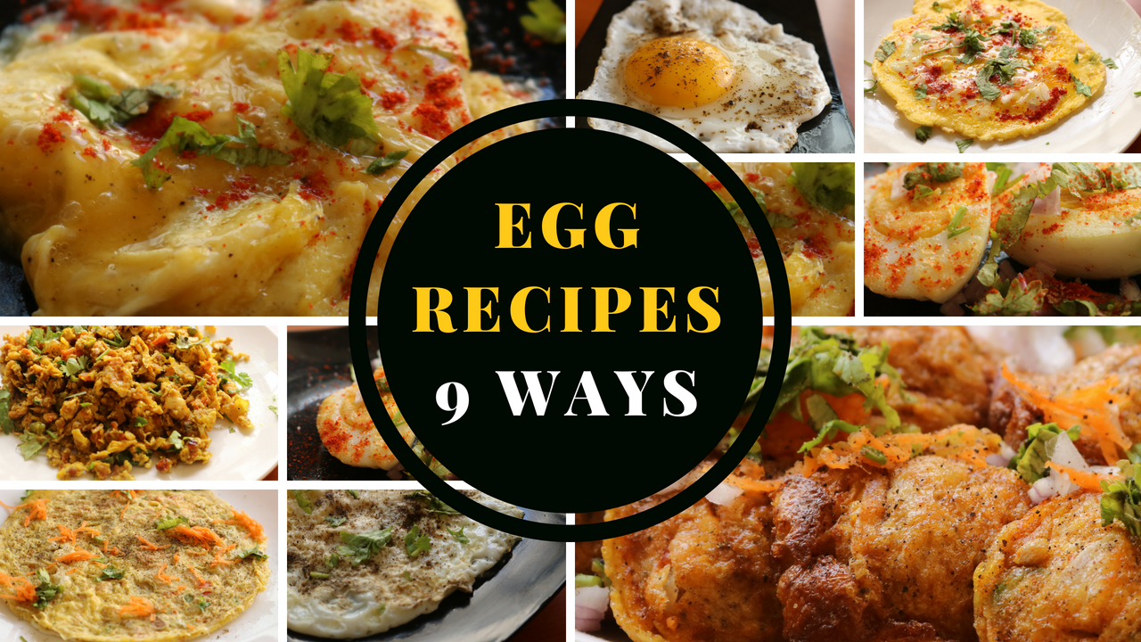 South Indian style Egg recipes – 9 ways – Indian street food style egg recipes