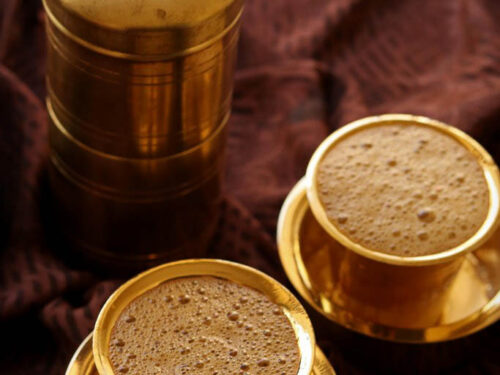 Filter Coffee  How to make Filter Coffee » Dassana's Veg Recipes