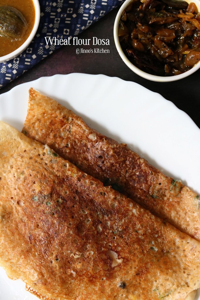 wheat dosa recipe | instant wheat flour dosa | godhuma dosai Video ...