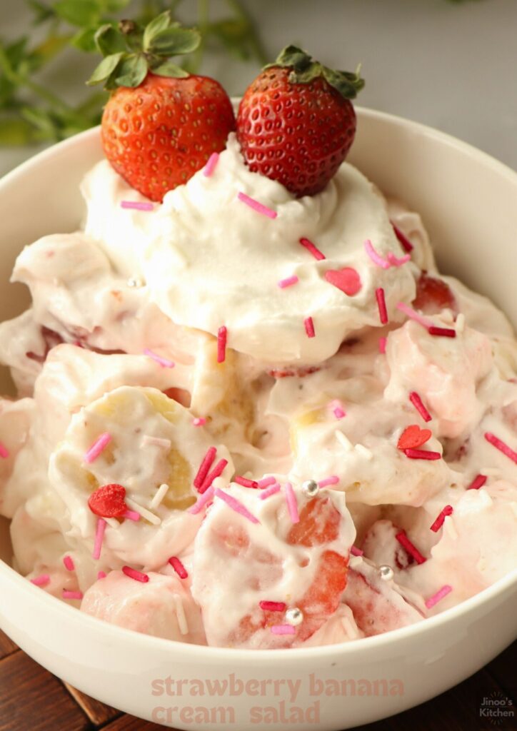 strawberry banana cream salad