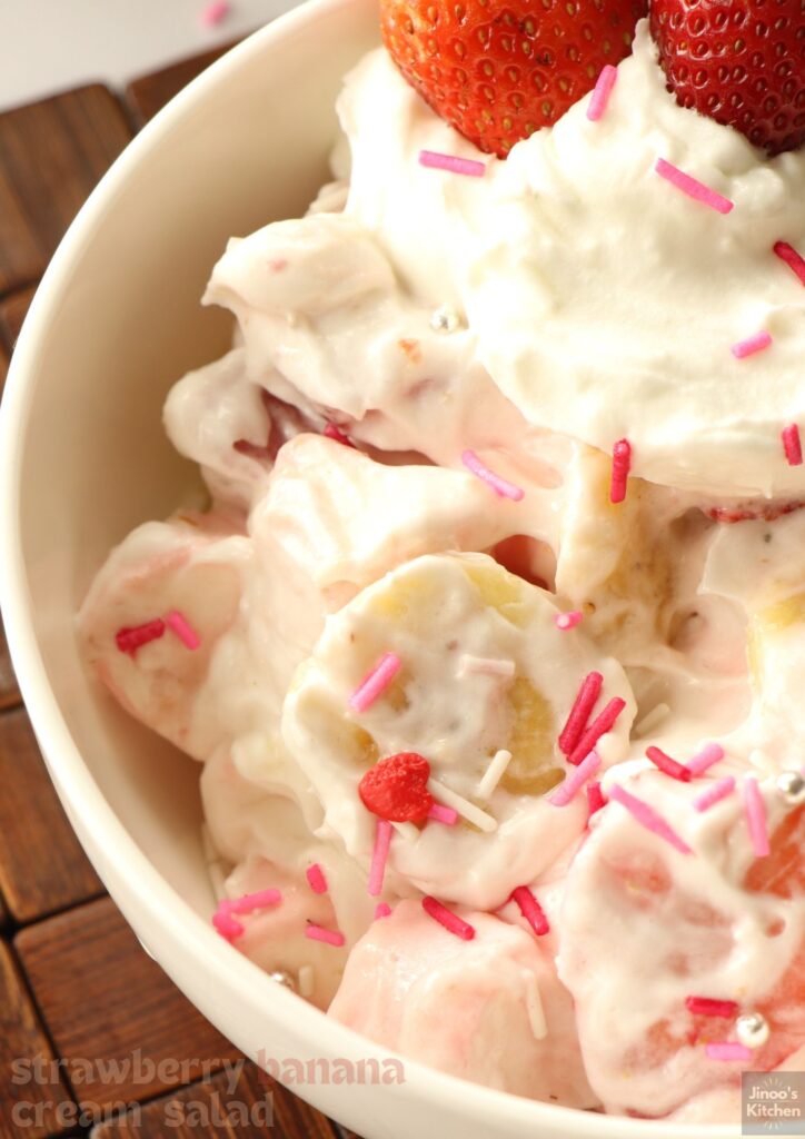 strawberry banana cream salad