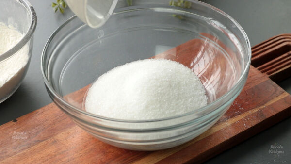 add sugar for orange loaf cake