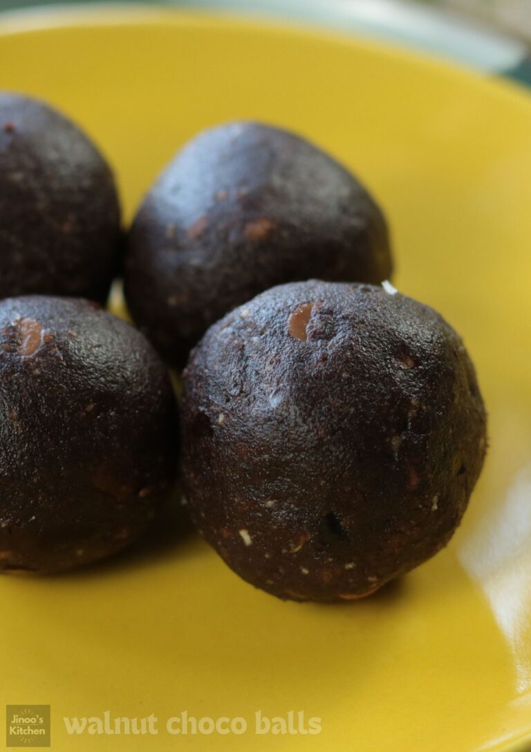 Walnut Choco balls — Energy balls – healthy snacks for kids – nuts and chocolate