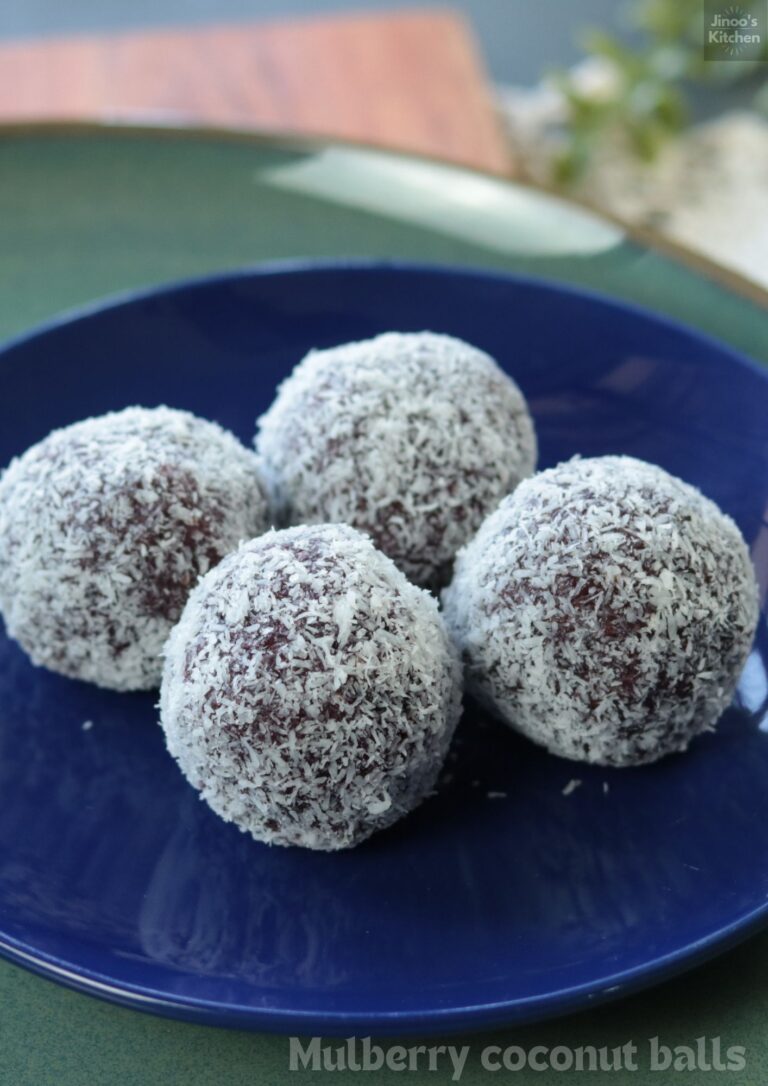 Mulberry Coconut Energy Balls Recipe | Zero Sugar & Healthy Snack