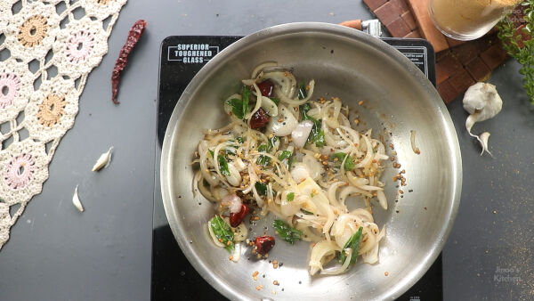 fry-onions-for-ghee-podi-idli-recipe