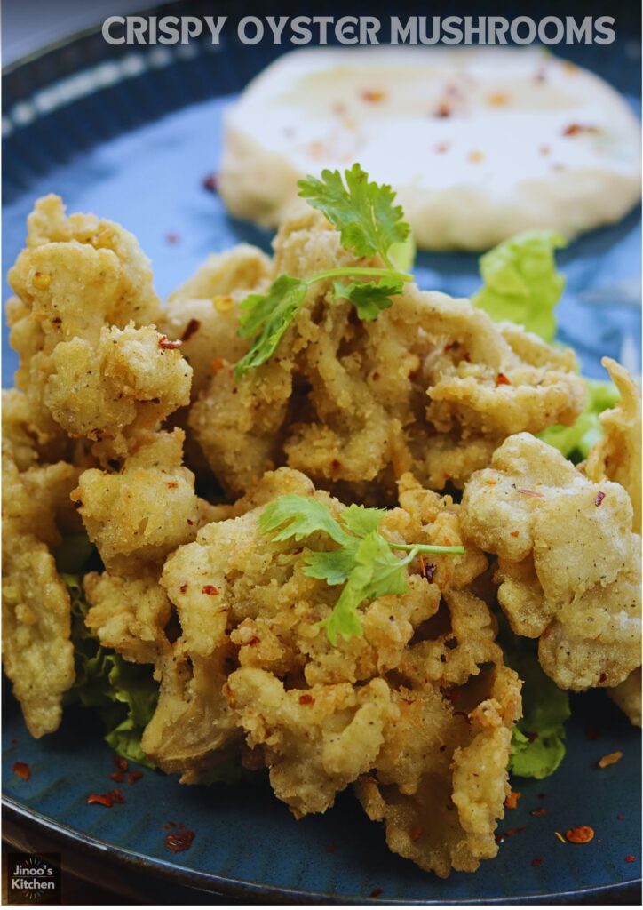 crispy oyster mushrooms recipe 