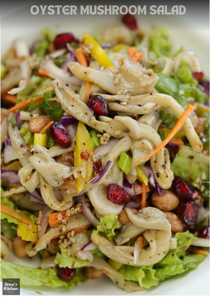 oyster mushroom salad recipe