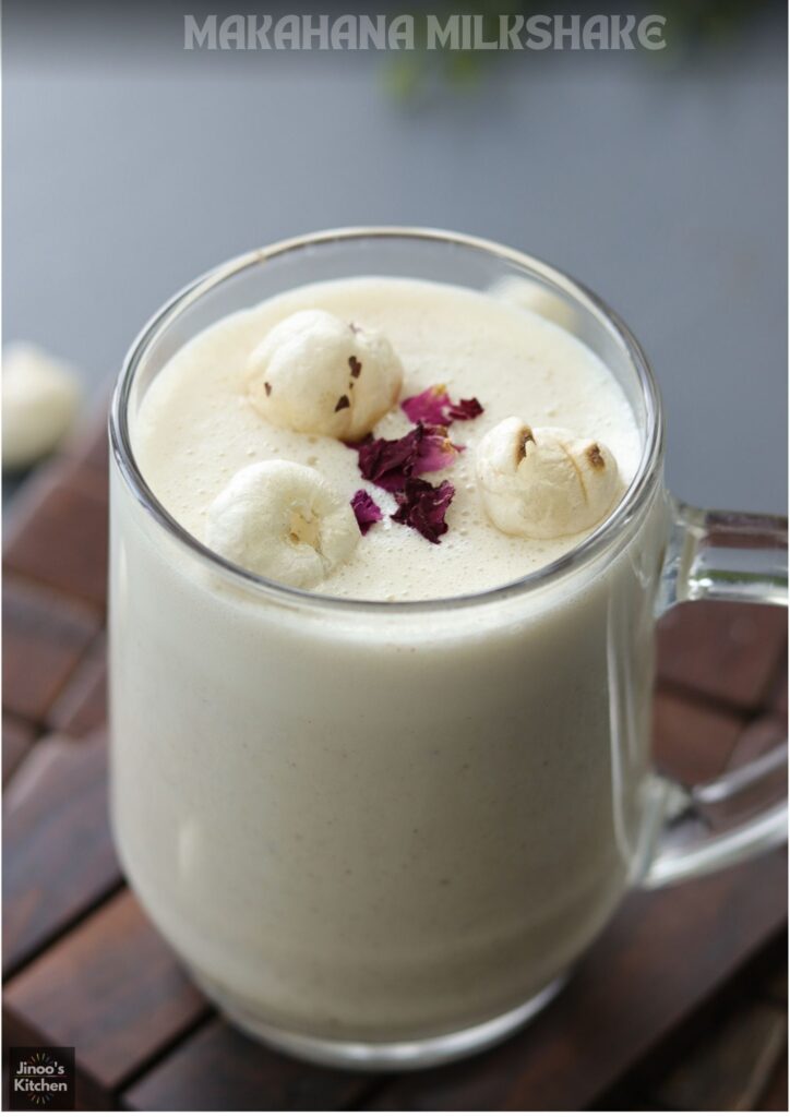 makhana milkshake recipe 